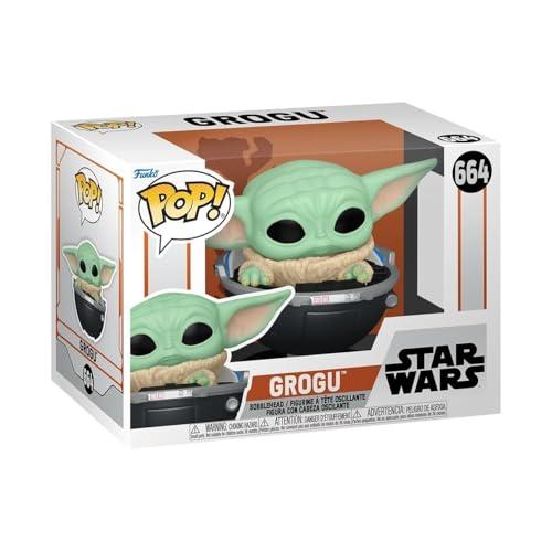 Funko POP, Vinyl, Star Wars, The Mandalorian S9, Grogu (The Child, Baby Yoda), Figura in Vinile da Collezione, Regalo, Merchandising Ufficiale, Giocattoli per Bambini e Adulti, TV Fans