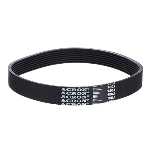 QUARKZMAN 180J8 PJ Cinghia Trapezoidale 8 Nervature 457mm Lunghezza x 18,72mm Larghezza x 3,5mm Altezza, Cinghia a V in Gomma EPDM, Cinghia Micro V Multi Cuneo