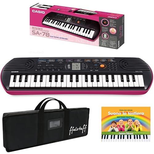 Kit Pianola Tastiera Casio SA con Borsa e Metodo 