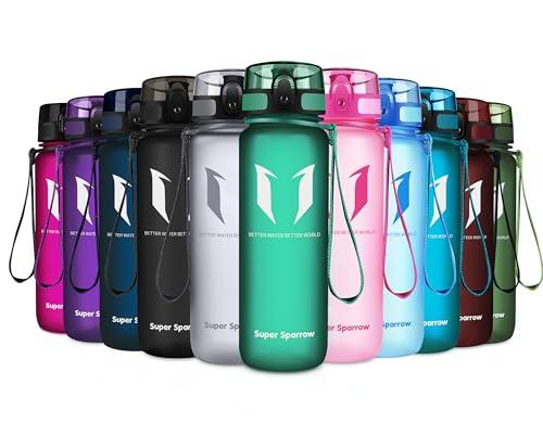 Super Sparrow Borraccia Sportiva & Bottiglia Bambini Senza Perdite - 500ml Borraccia Scuola - Senza BPA
