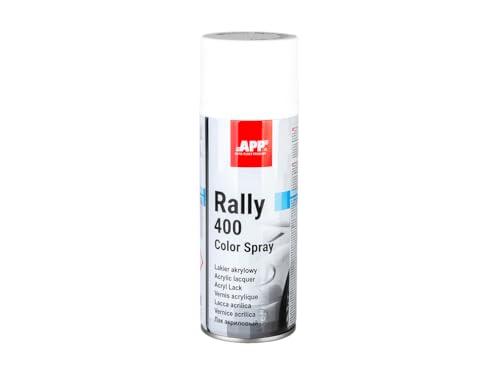 APP Rally 400 Color Spray - Bomboletta spray bianco opaco | Vernice spray bianco opaco | Bomboletta per tutte le superfici, ad alta copertura | 400 ml