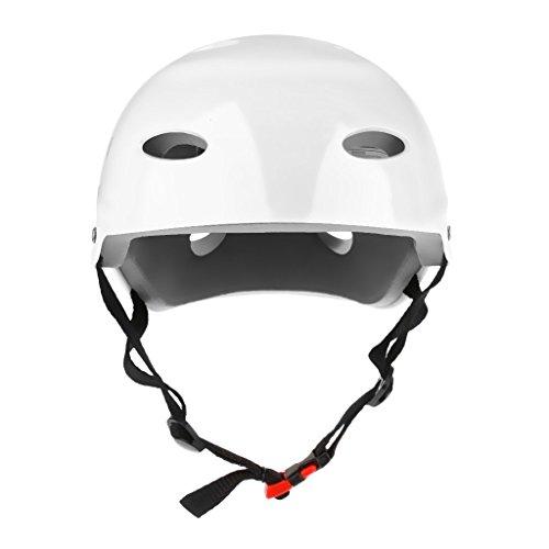 SGerste acqua sport kayak canoe skate casco – 3 taglie disponibili: bambini, giovani, adulti – tutte le misure a scelta bianco, S