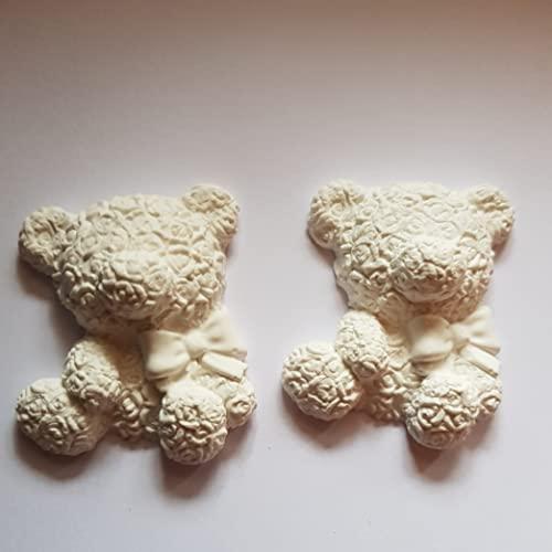 10 Tag/Segnaposto/Gessetti Profumati orsetto,orsetto con fiocco,segnaposto,segnalibro,battesimo,comunione,matrimonio,bomboniere