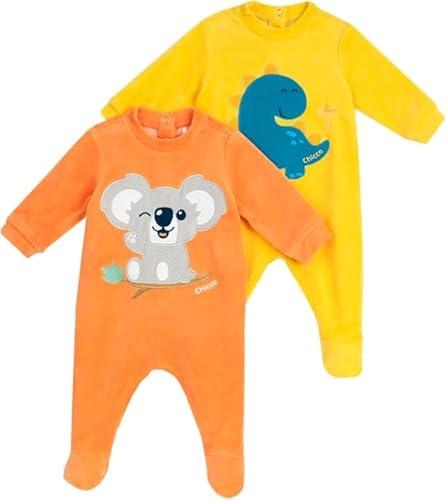Chicco, Set Tutine Neonato e Neonata, Tutine con Pratico Piedino, in Morbido Cotone, Abbigliamento Bambino e Bambina 0-24 Mesi, Designed in Italy