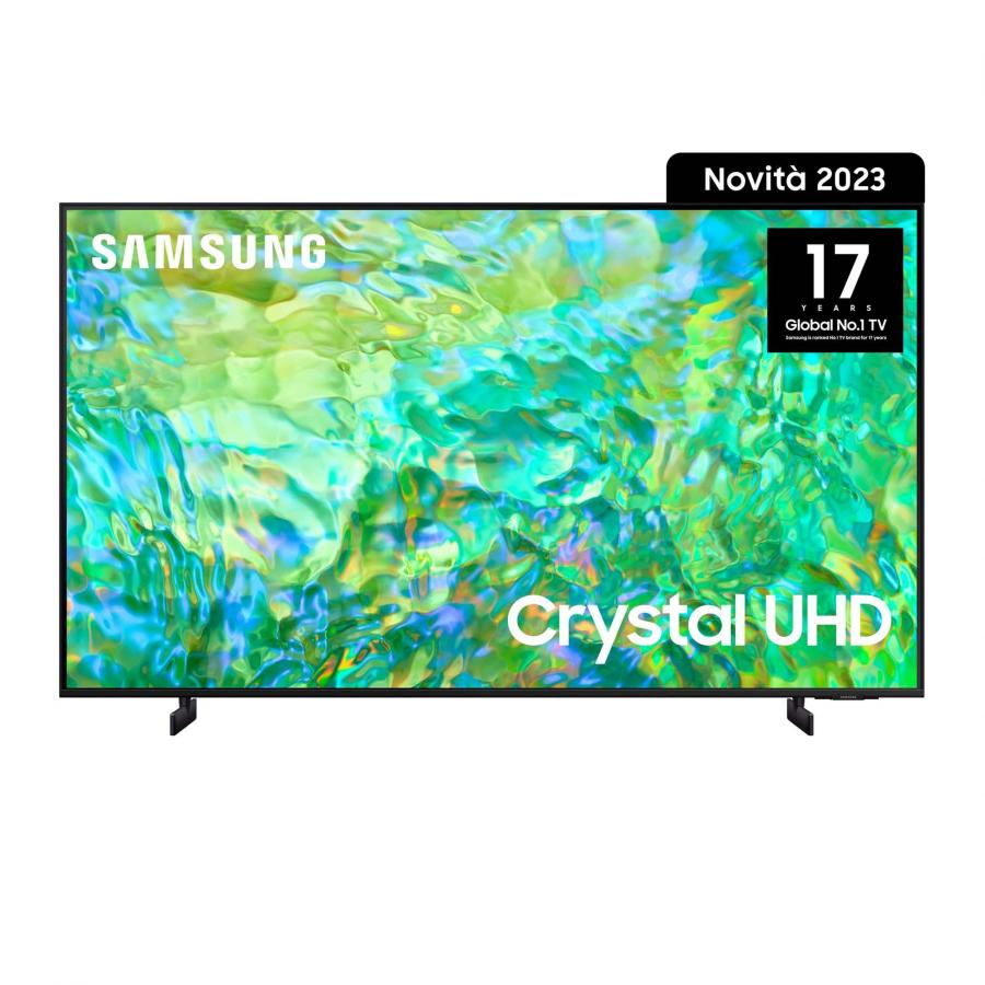 SAMSUNG TV Crystal UHD 4K UE43CU8070UXZT Smart TV Wi-Fi BLACK 2023