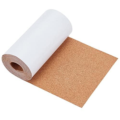 BENECREAT Rotolo di sughero autoadesivo, 250x 15 cm, spessore 1 mm, con forte adesivo appoggiato per decorazione da parete, feste e artigianato fai da te,Halloween Christmas