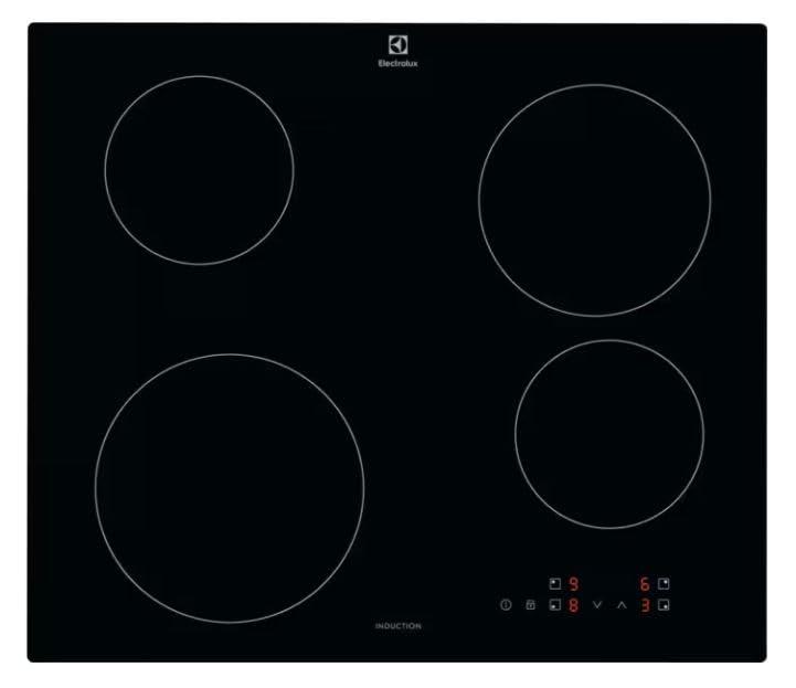 ELECTROLUX CIB60424CK PIANO COTTURA INDUZIONE SERIE 300 4 FUOCHI NERO 3000 W (LxP 59x52cm)
