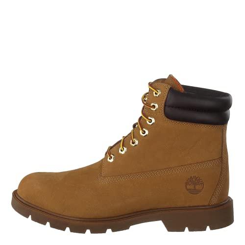 Timberland Uomo 6 Inch WR Basic Stivali, Marrone (Wheat/Nubuck), 45 EU