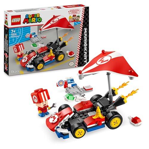 LEGO Super Mario Kart : Kart Standard, Macchina Giocattolo da Costruire Nintendo da Collezione con Toad in Tuta Rossa, Giochi d'Avventura per Bambini e Bambine da 7 Anni, Regalo di Compleanno 72032