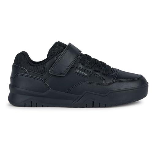 Geox J Perth Boy E, Scarpe da Ginnastica Uomo, Nero, 38 EU