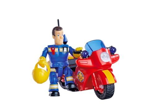 Simba Sam Feuerwehr Motorrad mit Figur
