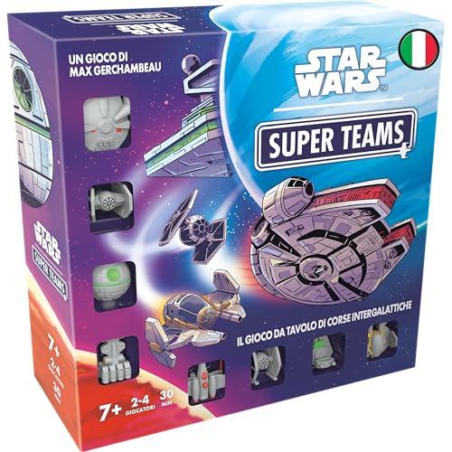 Asmodee – STAR WARS SUPER TEAMS – Guida i Tuoi Eroi Preferiti in una Sfida Galattica Senza Precedenti – Gioco di Carte e Missioni per Famiglie e Bambini – 2-4 Giocatori – 7+ Anni – Ed. in Italiano