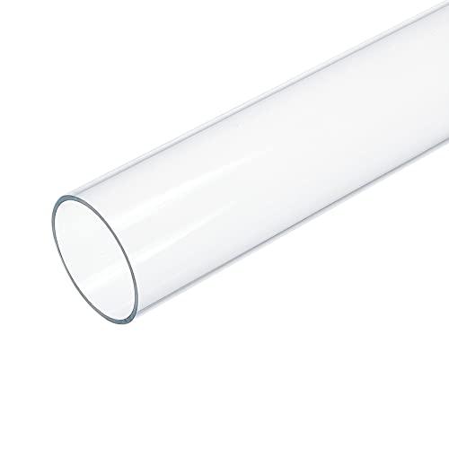 OLYCRAFT Tubo Rotondo in Acrilico Trasparente Asta Cava per Artigianato Tubo Rotondo Trasparente Tubo Tondo Cavo Asta per Artigianato Fai da Te lampade Acquario Modello