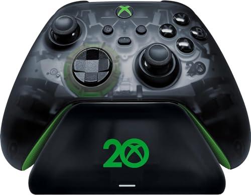Razer Base di Ricarica Rapida Universale per Xbox - Caricabatterie Rapido per controller Xbox (Ricarica Rapida, Compatibilità Universale, Sistema a Contatto Magnetica) 20th Anniversary Ed.