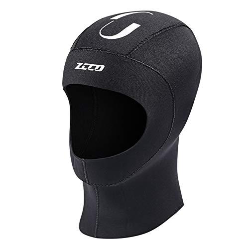 ZCCO Cappuccio da Sub 3mm / 5mm Cappuccio in Neoprene Cappuccio da Sub Estensibile Durevole, Cappuccio Termico da Surf (5mm, M)