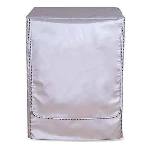 Copertura della lavatrice, Antipolvere Antipolvere Caricatore Anteriore Lavatrice Asciugatrice Custodia Protettiva Impermeabile, Silver Edge Zipper
