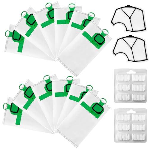 Sacchetti Folletto VK140 Compatibile per Folletto VK140 VK150 con Filtri Griglia Motore
