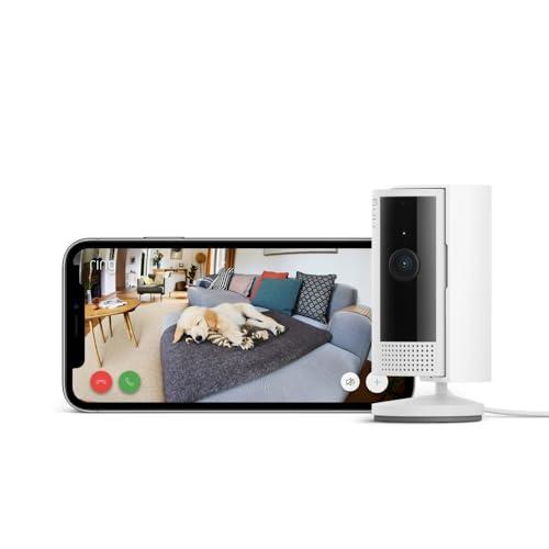 Ricondizionato Certificato|Ring videocamera interna (2ª gen)|Telecamera di sorveglianza per animali domestici|Audio bidirezionale, copertura per la privacy, fai-da-te|Ring Home: 30 gg. prova gratuita