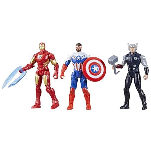 Hasbro Marvel Avengers Epic Hero Series, Team-Up Gift Pack, giocattoli di supereroi da 10 cm