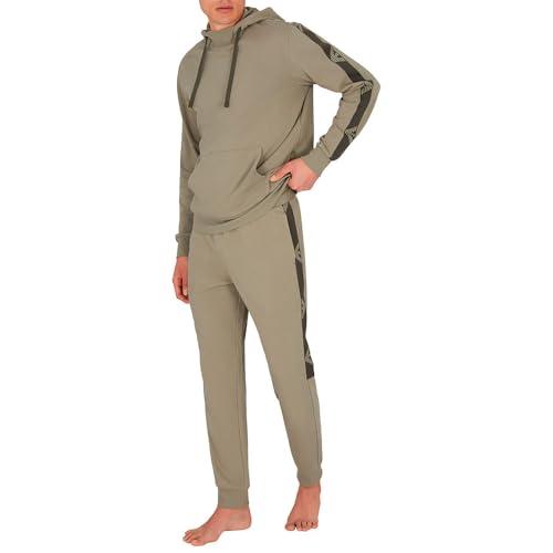 EMPORIO ARMANI Pants with Cuffs Pantaloni della Tuta, Vetiver, S Uomo