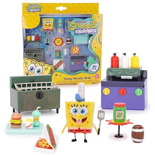 Toyland® - Set da gioco con 20 personaggi e accessori di SpongeBob SquarePants - Teeny Krusty Krab - Età 5+