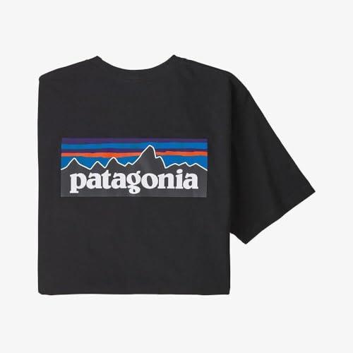 Patagonia M's P-6 Logo Responsibili-Tee, T-Shirt Uomo, Black, M