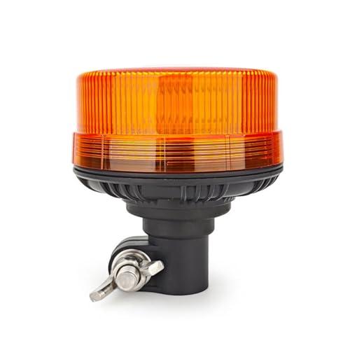 Hooma Luce Identificazione Lampeggiante LED Ambra 5 Modelli Rotanti 12/24V 36 LEDs per Macchine Agricole Veicolo Commerciale Scuolabus Trattore Escavatori Camion