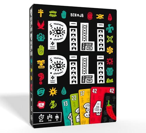 ATM Gaming PILI PILI - Gioco da Tavolo - Vincitore del Premio Giocattolo dell’Anno 2025 - Gioco di Carte Tattico e Divertente - 2-8 Giocatori - 20 Min - Idea Regalo Originale