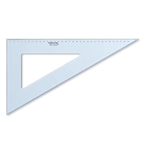 Staedtler Mars - Squadra 30 60 Gradi per Disegno Tecnico, Squadre da Disegno con Angoli Smussati e Bordo Righello, Squadretta 30 60 Gradi Resistente per Cancelleria Scuola e Materiale Scolastico