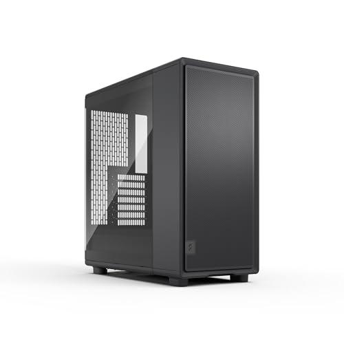 Fractal Design Epoch Black - Vetro temperato Light tint - Case da gioco ad alta flusso d'aria pz - Pannello frontale in rete - Tre ventole Momentum 12 incl. - Interno spazioso - Supporto ATX/mATX/ITX