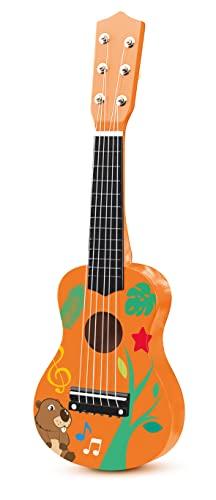 SEVI Chitarra | Trudi by Giochi in Legno educativi Prima Infanzia. Costruzioni e Giocattoli. Regalo di Natale e Compleanno per Bambini | 54x20x8cm Wood | Modello 88065