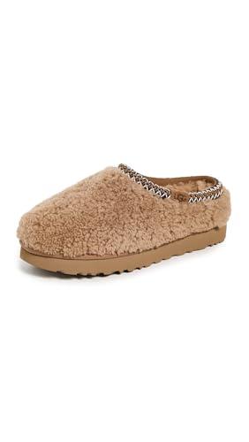 UGG Tasman Maxi Curly, Pantofole Donna, Chestnut, 43 EU