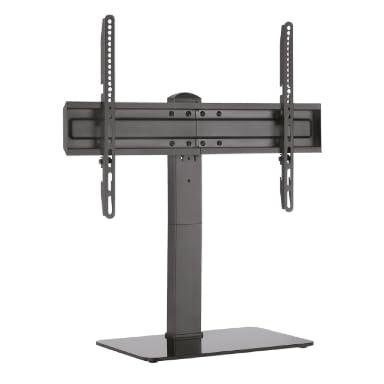 Supporto TV per schermi piatti da 32 a 80 pollici, carico massimo 40 kg, rotazione di ±35°, base in cristallo