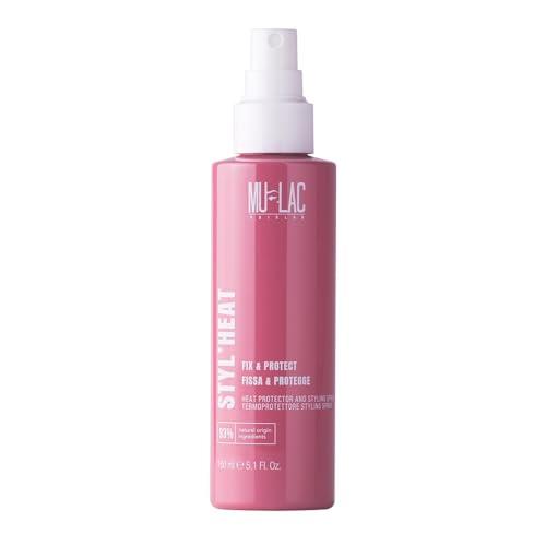 MULAC | STYL'HEAT - Spray Capelli Termoprotettore Styling, Previene la Formazione di Doppie Punte e Rotture, Facilita la Piega, Fissa lo Styling e Contrasta il Crespo, Vegan, 150ml