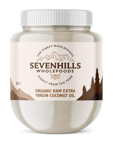 Sevenhills Wholefoods Crudo Vergine Extra Olio Di Cocco Bio, Spremuto A Freddo 1L (vasca)