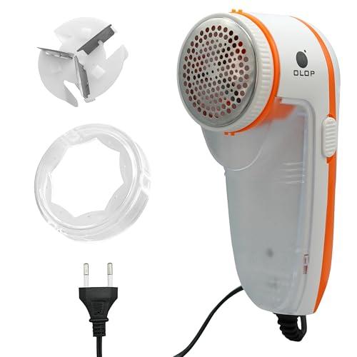 Levapelucchi Elettrico Potenziato – Rimuovi Pelucchi con Lame in Acciaio Inox – Alimentazione a Cavo 1,5m – Per Vestiti, Tessuti e Mobili