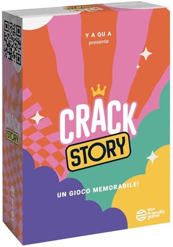 CRACK STORY – Gioco di Carte Divertente e Coinvolgente | Perfetto per Serate, Aperitivi, con Amici o in Famiglia | 2-8 Giocatori | Età 10+ e Adulti | Durata: 30 Min | Versione Italiana