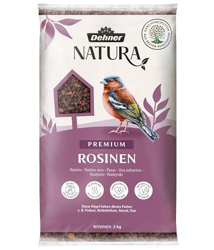 Dehner Natura Premium mangime per uccelli selvatici, con uvetta, non solforato, 2 kg