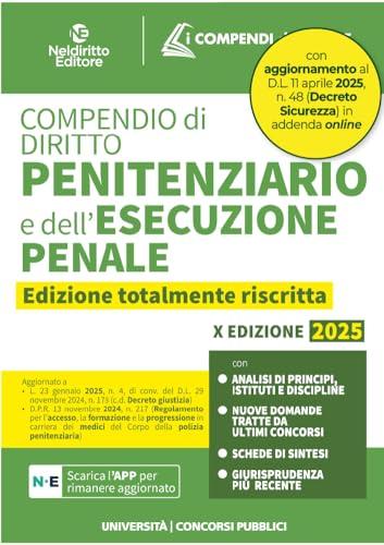 Compendio di diritto penitenziario e dell'esecuzione penale 2025