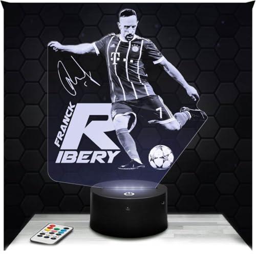 Lampe de chevet, Veilleuse Tactile Lampe 3D LED illusion, Idée cadeau Noël anniversaire garçon et fille Lampe de nuit chambre d'enfant ou adulte