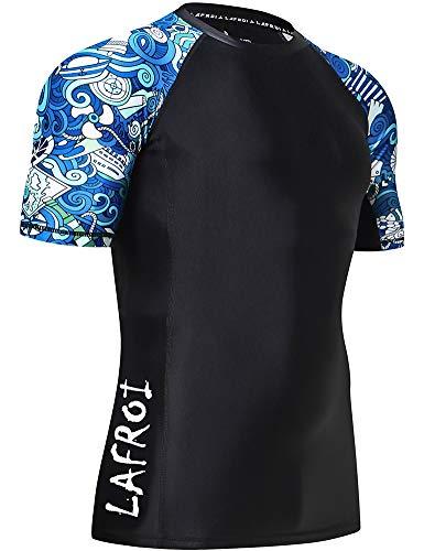 LAFROI Protezione antirottura a compressione da uomo UPF 50+ a maniche corte Fantasy Size MD