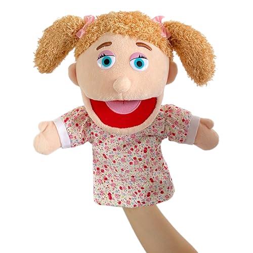 Push Puppet Toys - Puppet A Mano In Famiglia, Personaggi Di Gioco Morbido, Set Di Storytelling Educativo | Nonno, Madre, Padre, Fratello, burattiniPer Bambini, Gioco Immaginativo E Classe