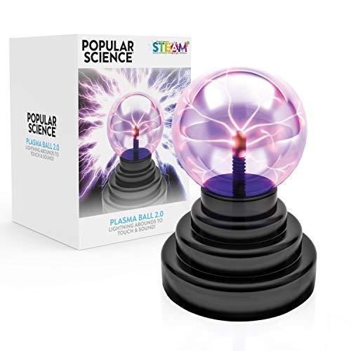 POPULAR SCIENCE Plasma Ball 2.0 - Giocattolo educativo STEM