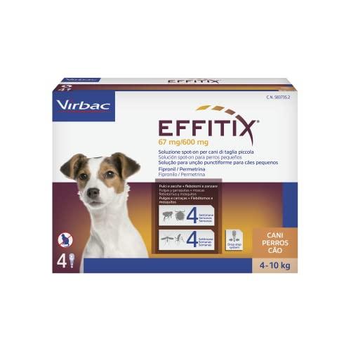 Effitix 4 pipette per animali da 4 a 10 kg