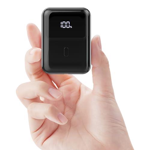 Hganus Power Bank 10000mAh 22.5W Ultra Sottile & Leggero Ricarica Rapida Powerbank PD3.0 QC4.0 Ricarica Rapida Batteria per iPhone 15 14 13 12 Pro Max Mini Plus Samsung S23 S22 iPad etc(nero)