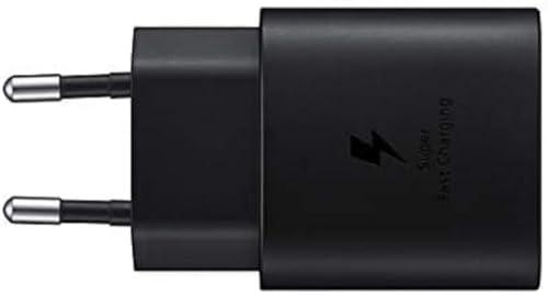 Samsung Caricabatterie Rapido 25W Nero, USB Tipo C senza cavo, Versione FR