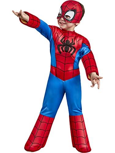Rubie's costume Spiderman Saf, Prescolare, Marvel, Avengers, Taglia S, 3-4 anni, Multicolore (702740-S)