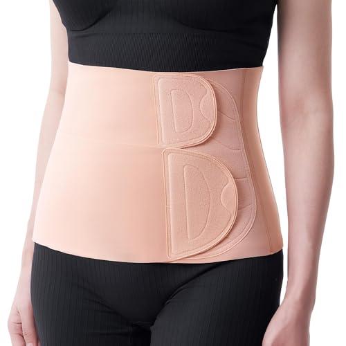 momcozy Ergowrap - Cintura addominale dopo il parto, compressione 3D e supporto per la schiena per la riabilitazione del taglio cesareo, fascia addominale senza cuciture per tutti i giorni e lo sport