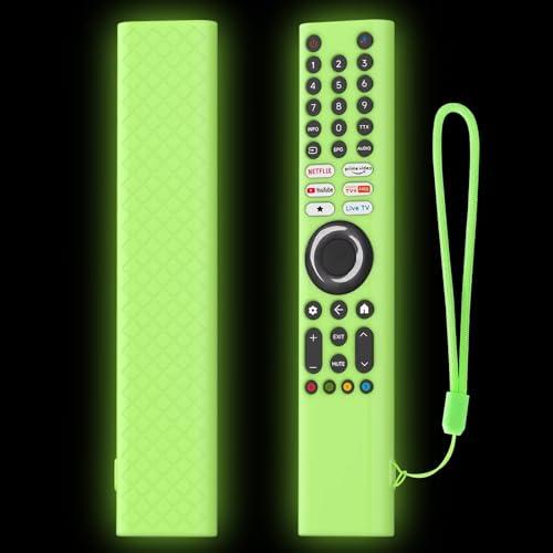 FTRONGRT Cover Compatibile con Xiaomi XMRM-P3, Ultrasottile e Leggero, Anticollisione, Cover Protettiva per Telecomando in Silicone.Verde Luminoso