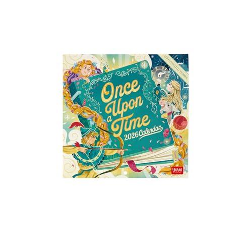 Legami - Calendario da Parete 2026, Once Upon A Time, Calendario da Muro Piccolo, 12 Mesi e Planner Annuale, in 6 Lingue, Spazio per Note, Segni Zodiacali, Festività Internazionali, 18 x 18 cm
